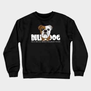 Bulldog (Brindle)- DGBigHead Crewneck Sweatshirt